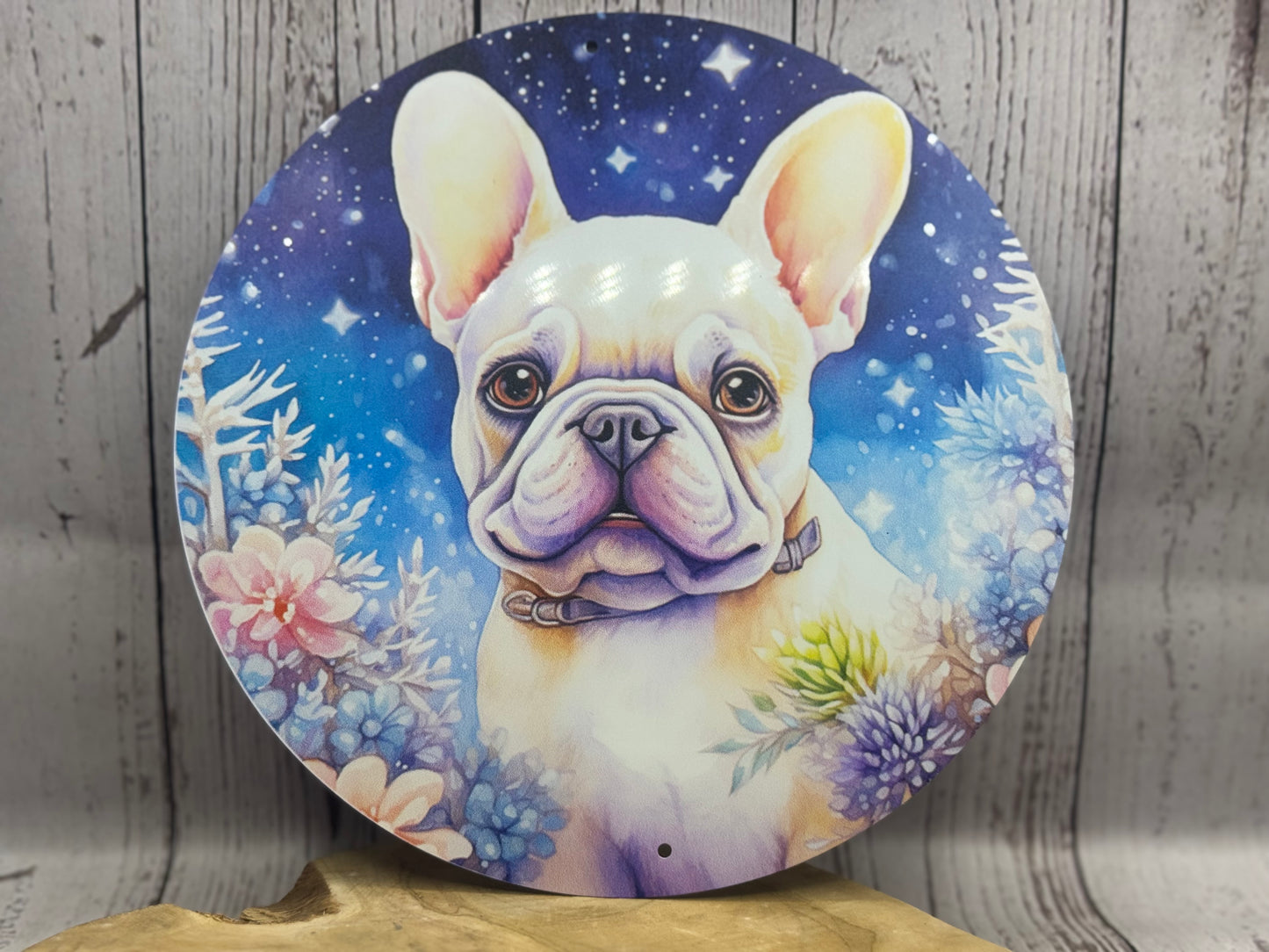 Französische Bulldogge Türschild / Dekoschild / Blechschild #146