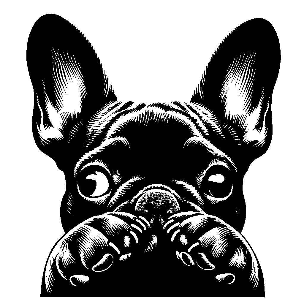 Französische Bulldogge Autoaufkleber #423
