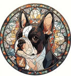 Boston Terrier Türschild / Dekoschild / Blechschild - Sale