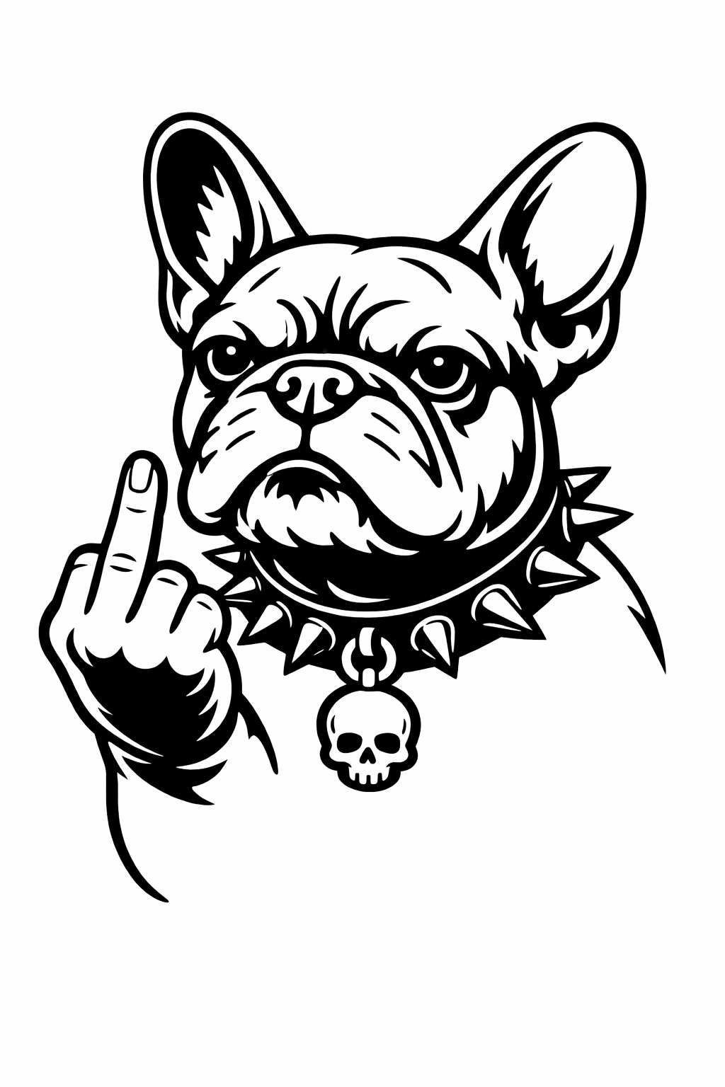 Französische Bulldogge Autoaufkleber #436