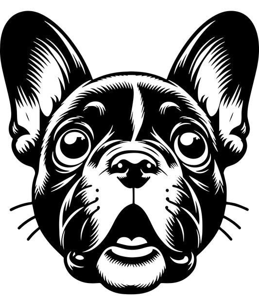 Französische Bulldogge Autoaufkleber #297