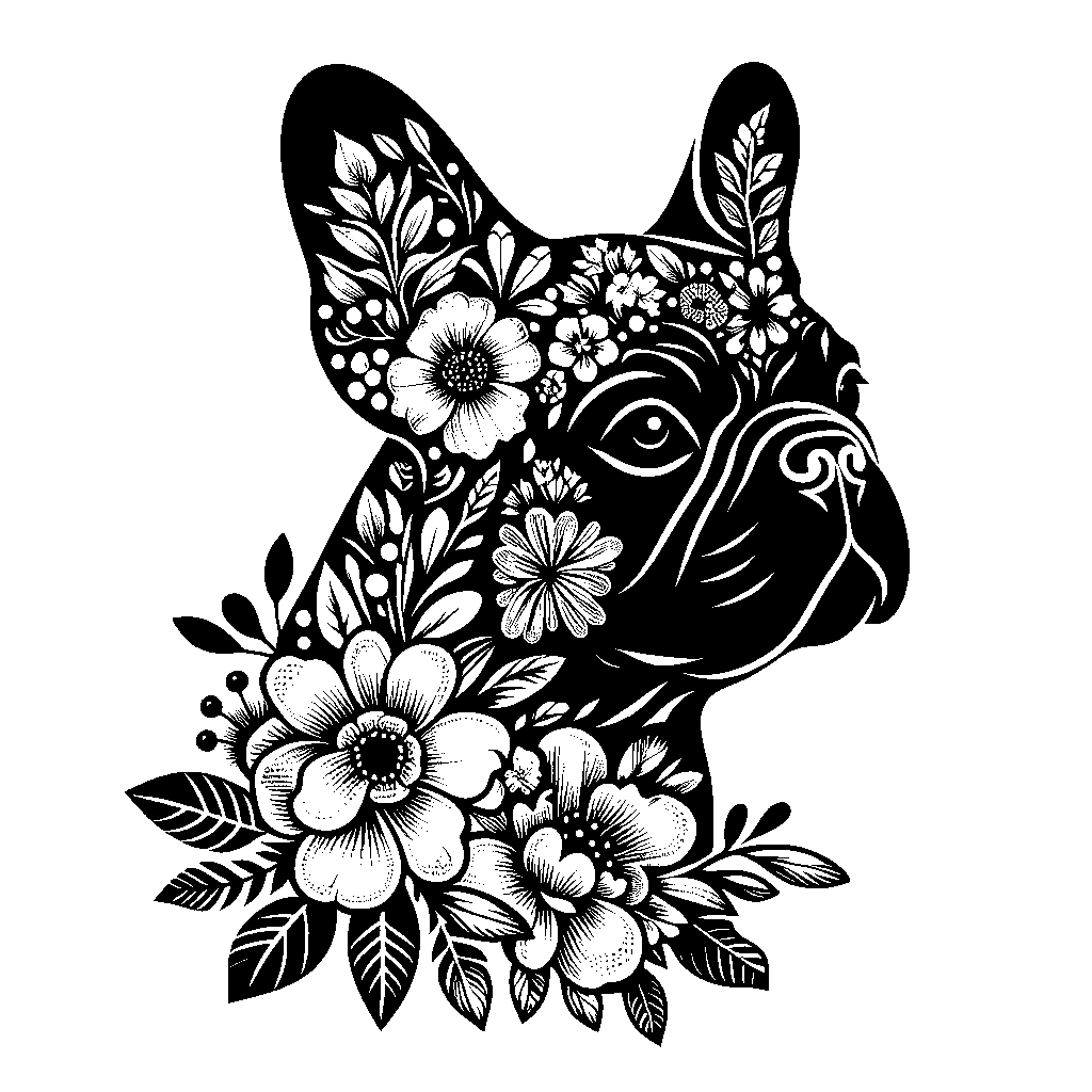 Französische Bulldogge Autoaufkleber #424