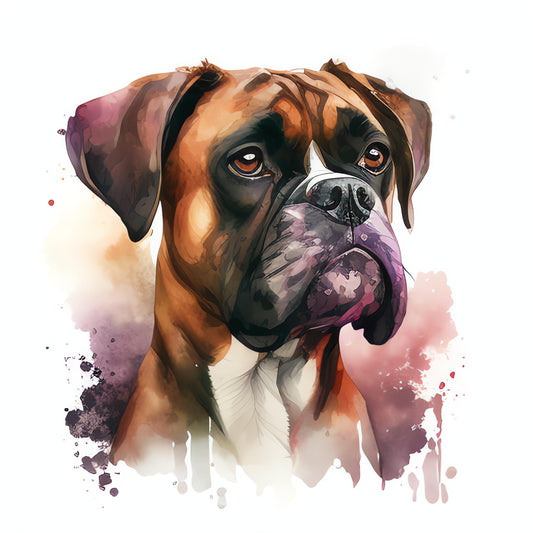 Boxer Bügelbild #22