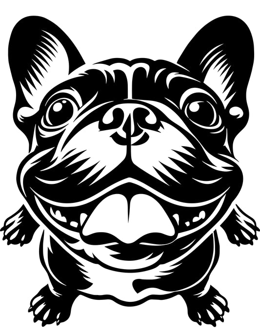 Französische Bulldogge Autoaufkleber #322