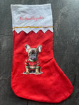 Französische Bulldogge Weihnachtssocke - Sale