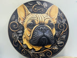 Französische Bulldogge Türschild / Dekoschild / Blechschild