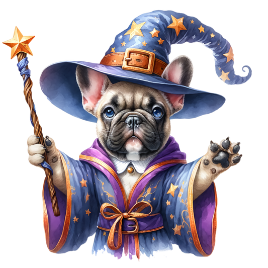 Französische Bulldogge Bügelbild Fiktiv #47
