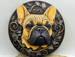 Französische Bulldogge Türschild / Dekoschild / Blechschild