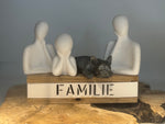 Dekoration Familie / Family mit Haustier