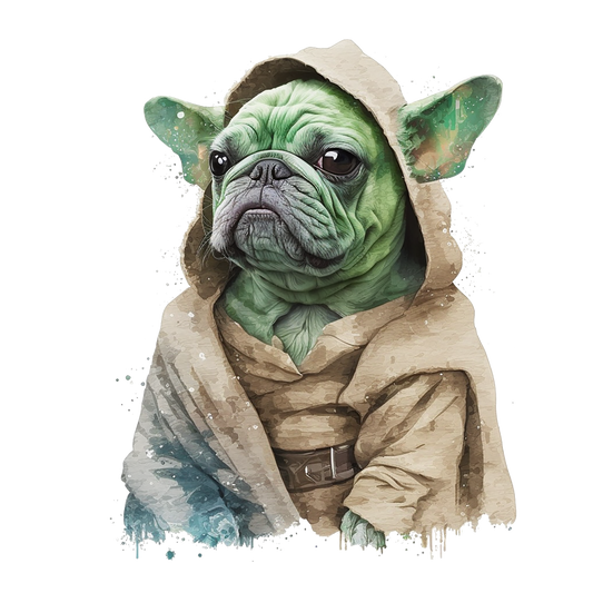 Französische Bulldogge Bügelbild Fiktiv #5