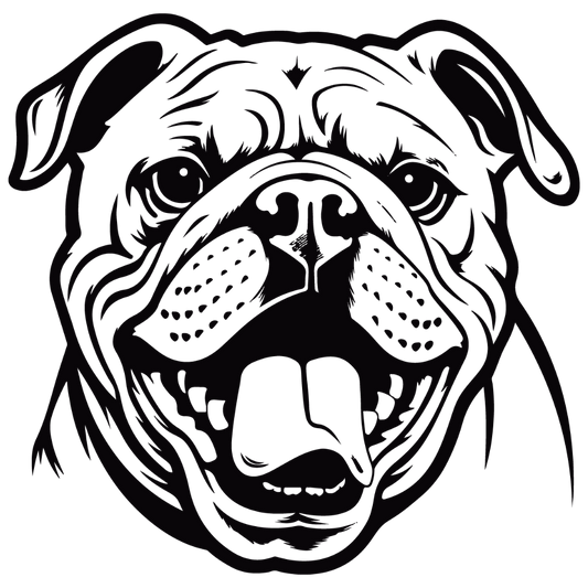 Englische Bulldogge Autoaufkleber #89