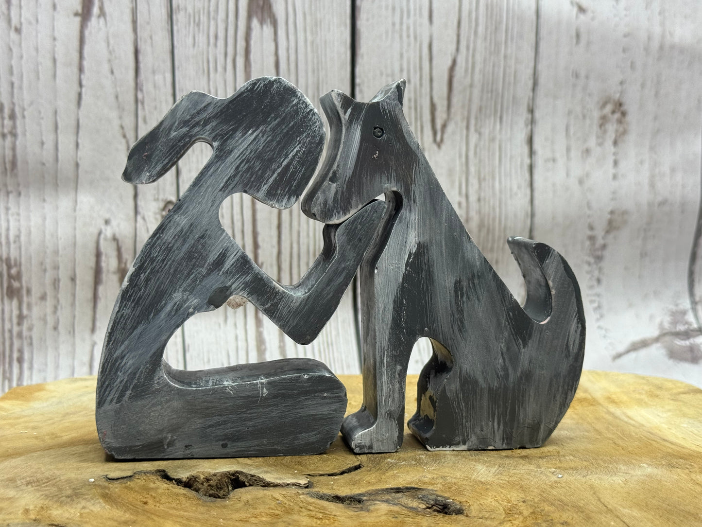 Frauchen Hund Figur sofort #1