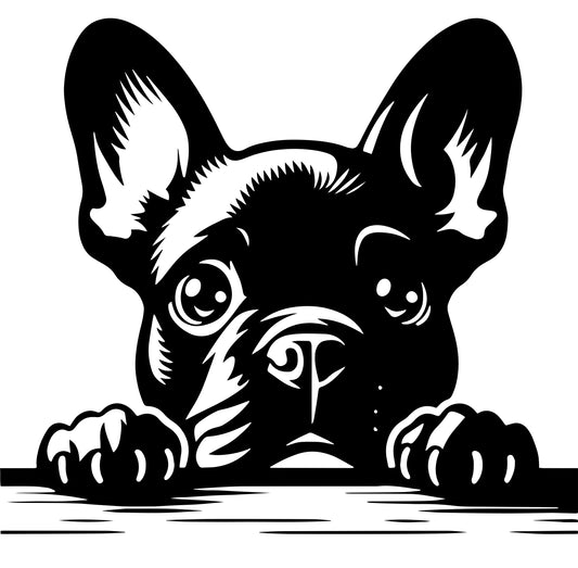 Französische Bulldogge Autoaufkleber #307
