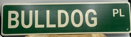 Französische Bulldogge Türschild / Dekoschild / Blechschild #113