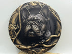 Französische Bulldogge Türschild / Dekoschild / Blechschild