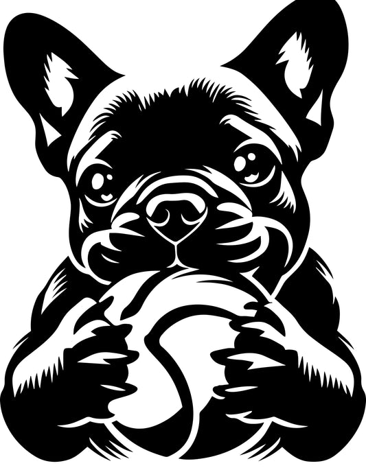 Französische Bulldogge Autoaufkleber #281