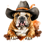 Englische Bulldogge Bügelbild Halloween #8