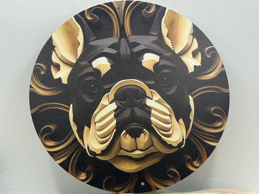 Französische Bulldogge Türschild / Dekoschild / Blechschild #77