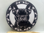 Französische Bulldogge Türschild / Dekoschild / Blechschild