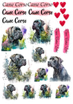 Cane Corso Wasserschiebefolie / Kerzentattoos #6