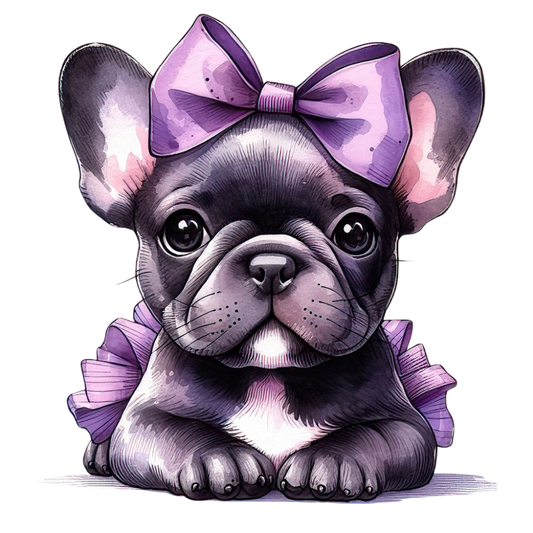 Französische Bulldogge Bügelbild Fiktiv #87