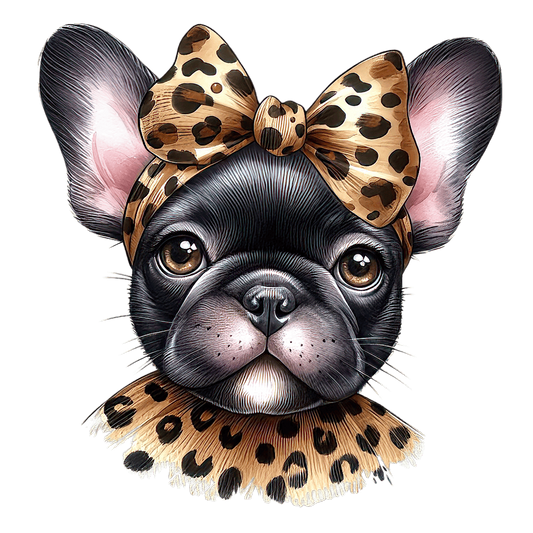Französische Bulldogge Bügelbild Fiktiv #85