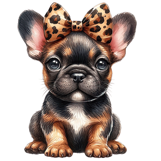 Französische Bulldogge Bügelbild Fiktiv #86