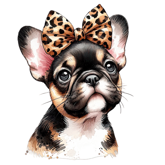 Französische Bulldogge Bügelbild Fiktiv #84