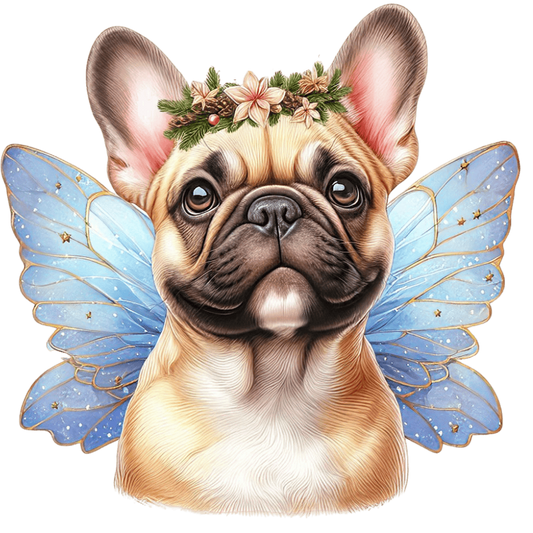 Französische Bulldogge Bügelbild Fiktiv #82