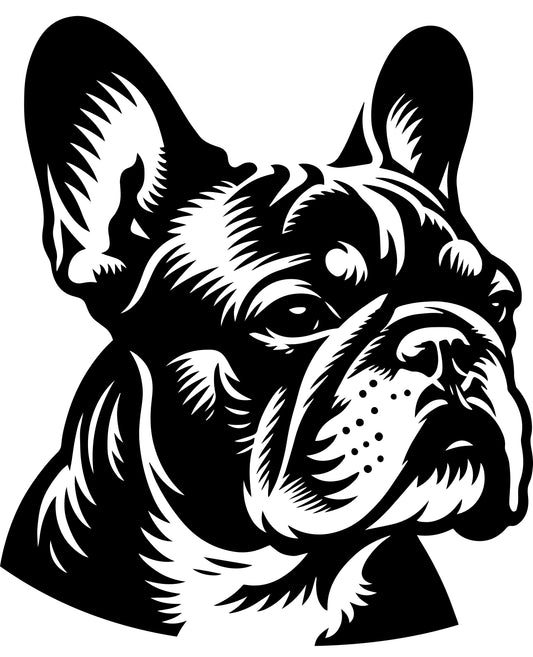 Französische Bulldogge Autoaufkleber #286