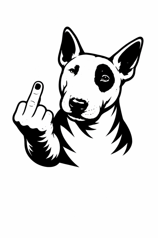 Bullterrier Autoaufkleber #34
