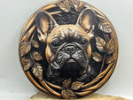 Französische Bulldogge Türschild / Dekoschild / Blechschild