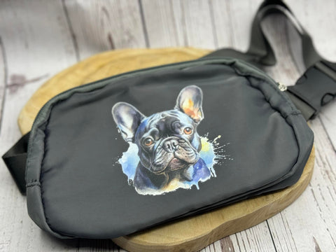 Französische Bulldogge Tasche / Bauchtasche sofort #4