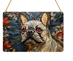 Französische Bulldogge Dekoschild / Dekoration/ Sonnenfänger