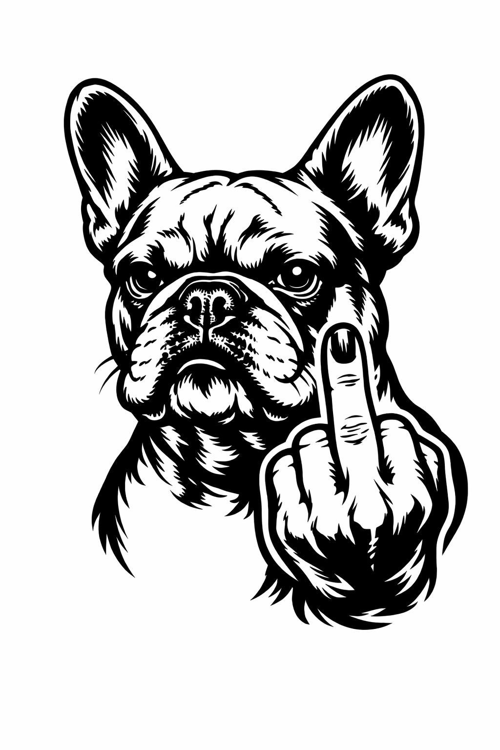 Französische Bulldogge Autoaufkleber #434
