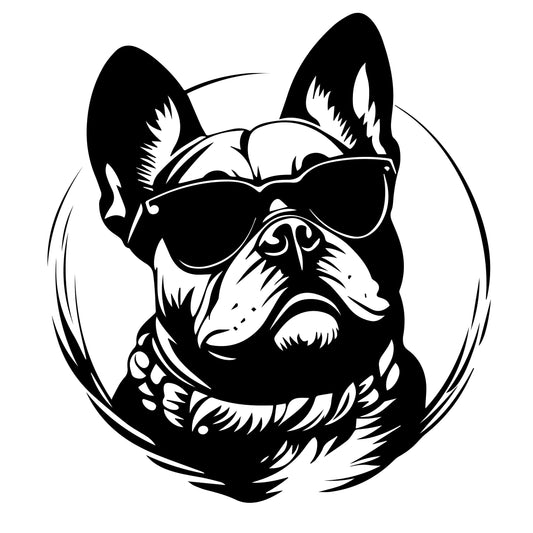 Französische Bulldogge Autoaufkleber #370