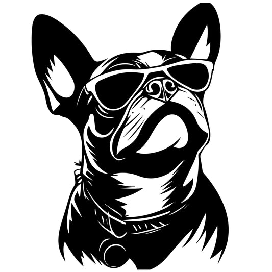 Französische Bulldogge Autoaufkleber #371