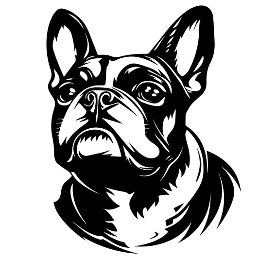 Französische Bulldogge Autoaufkleber #372