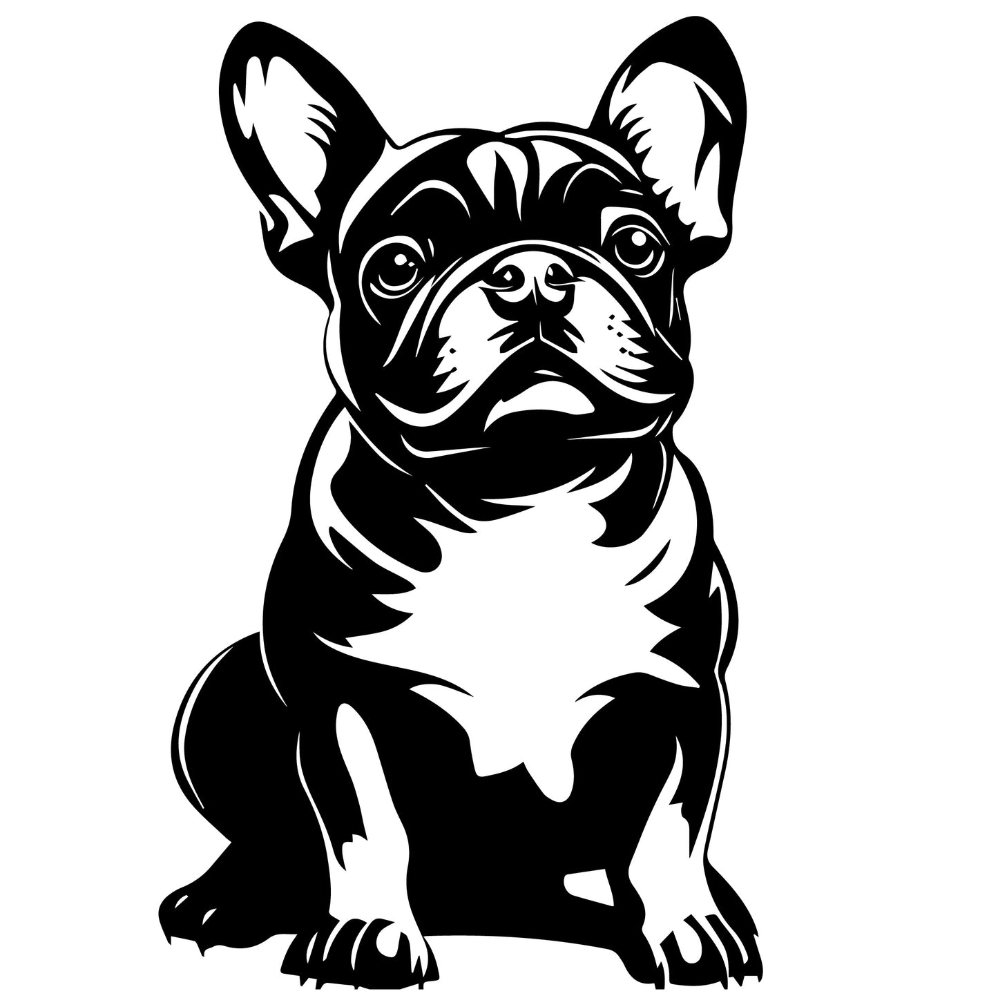 Französische Bulldogge Autoaufkleber #375