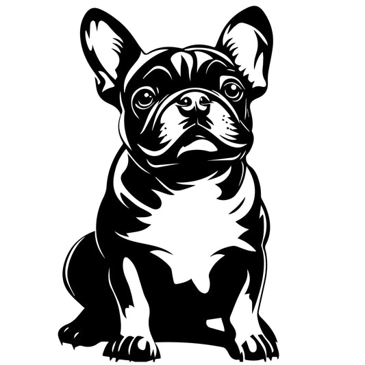 Französische Bulldogge Autoaufkleber #375
