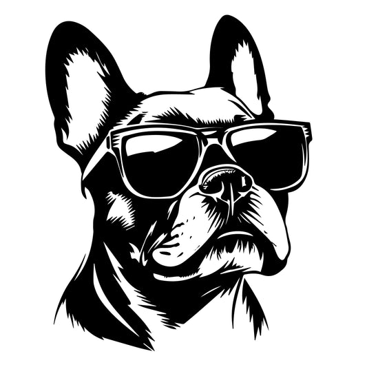 Französische Bulldogge Autoaufkleber #380