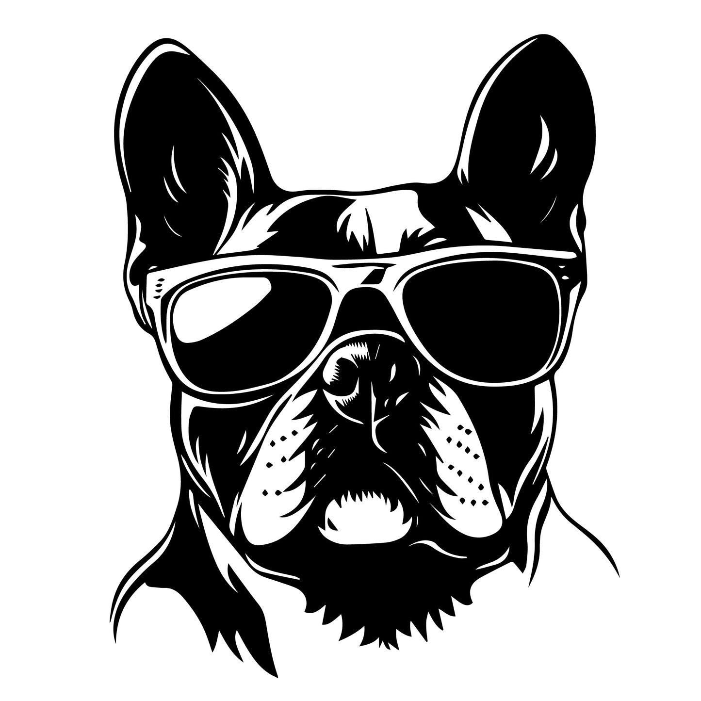 Französische Bulldogge Autoaufkleber #379