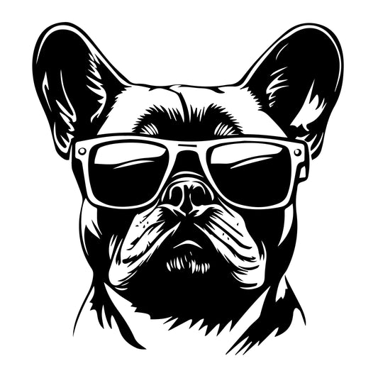 Französische Bulldogge Autoaufkleber #378