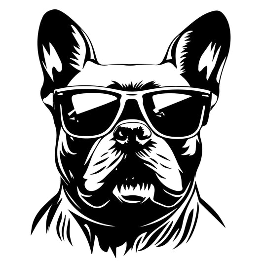 Französische Bulldogge Autoaufkleber #377