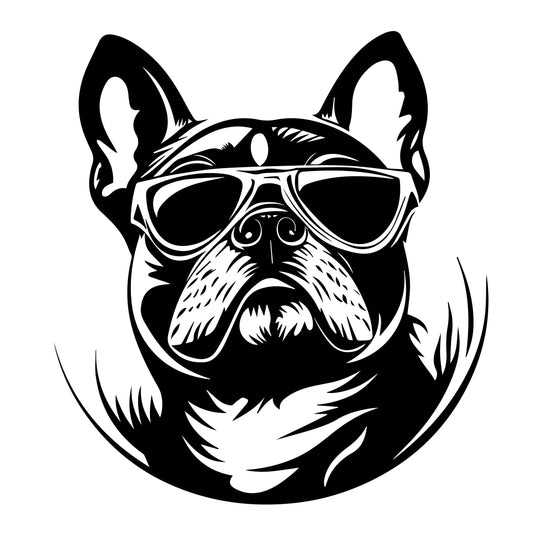 Französische Bulldogge Autoaufkleber #369