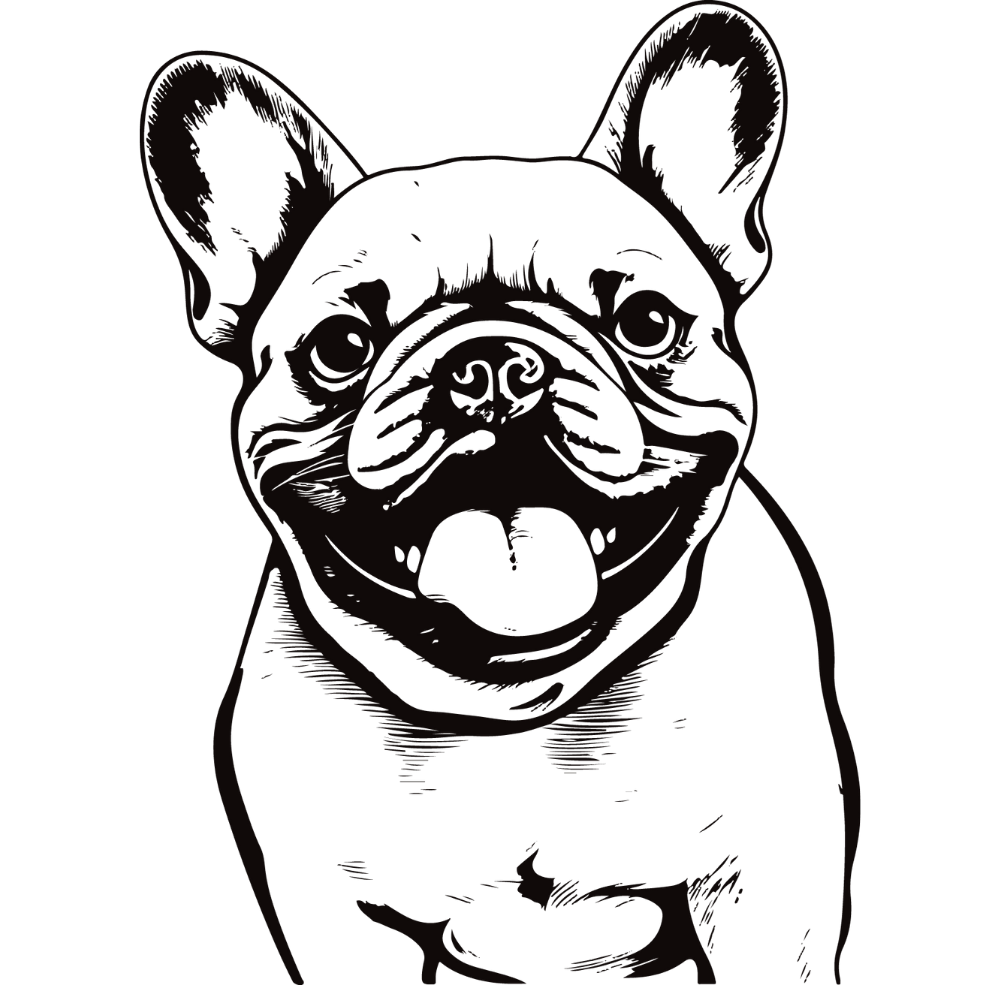 Französische Bulldogge Autoaufkleber #341