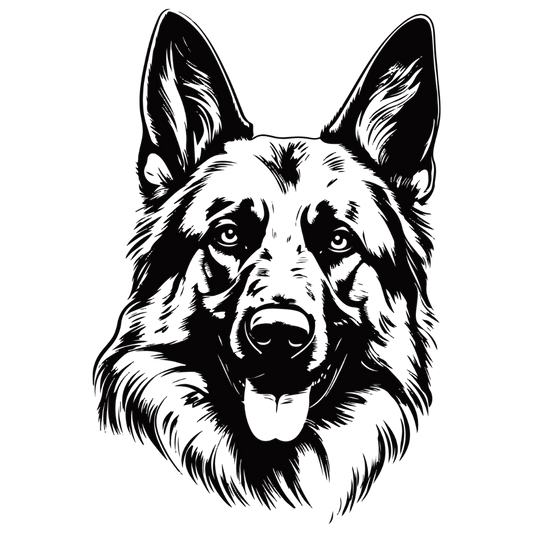 Deutscher Schäferhund Autoaufkleber #8