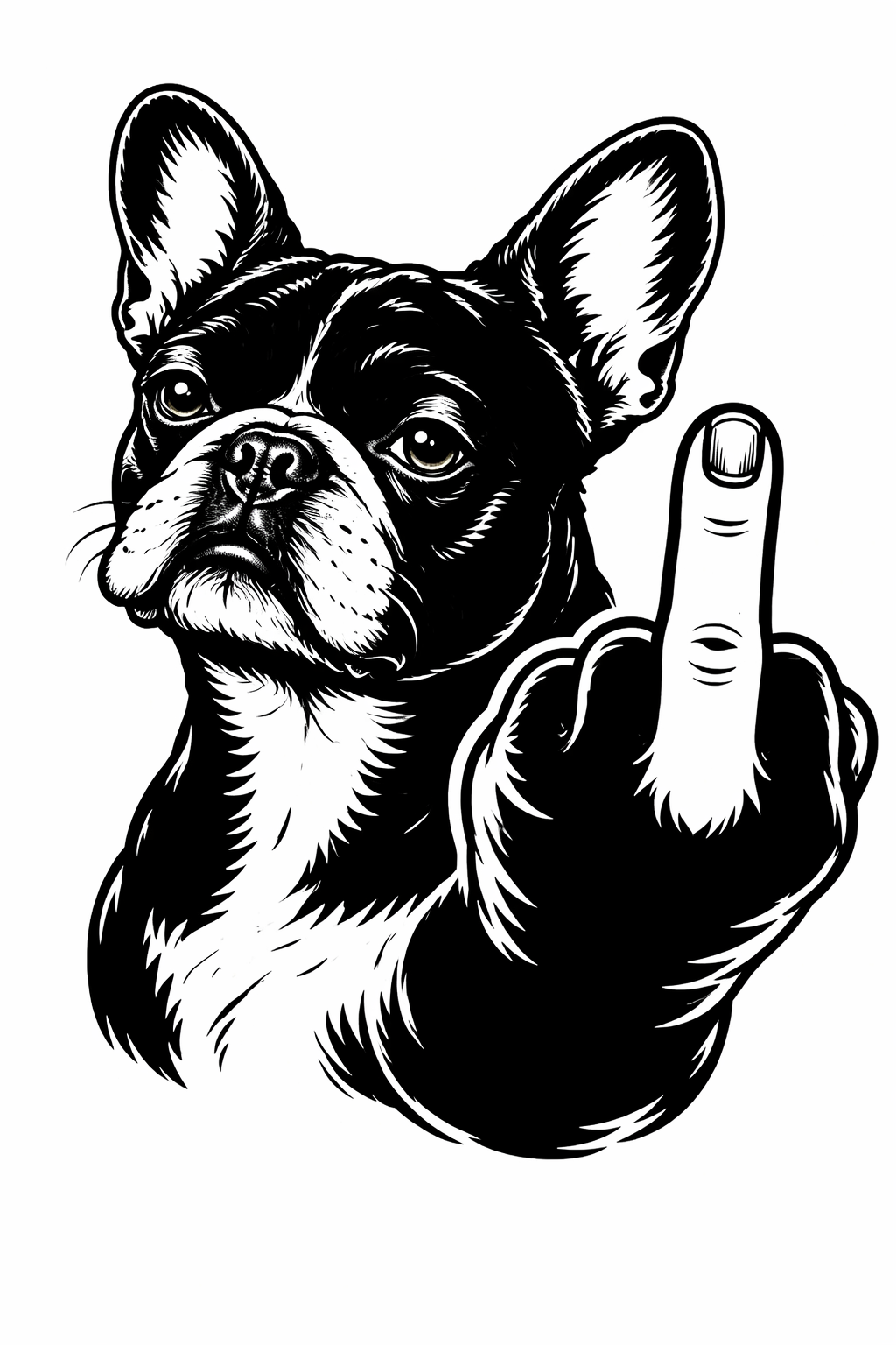 Französische Bulldogge Autoaufkleber #433