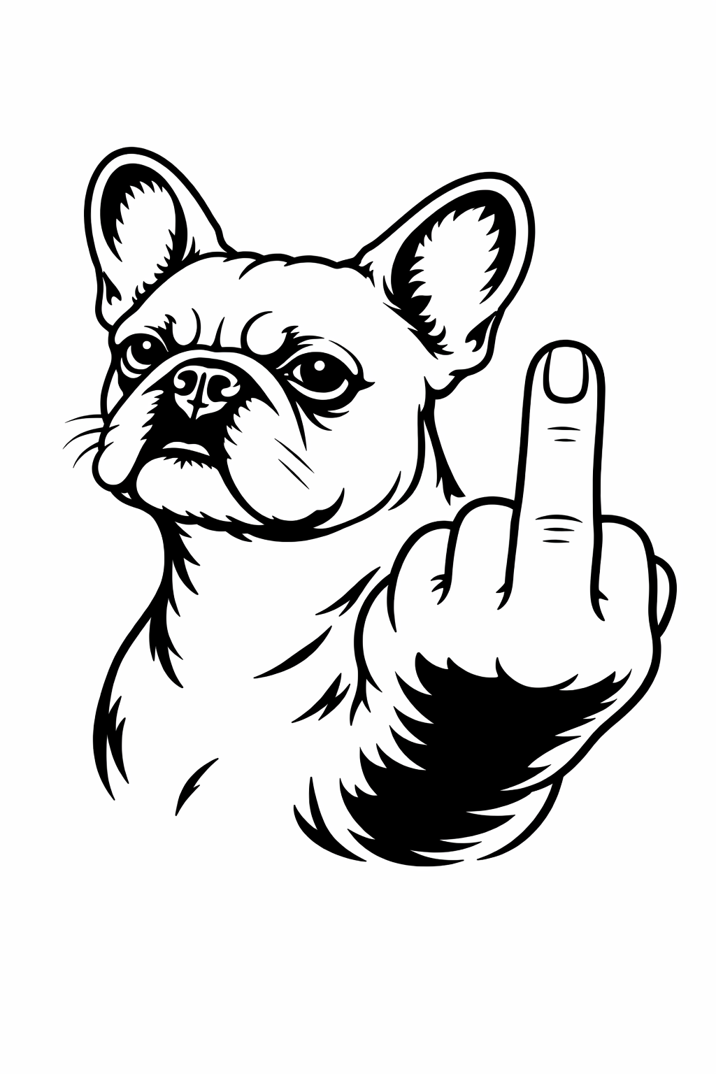 Französische Bulldogge Autoaufkleber #430