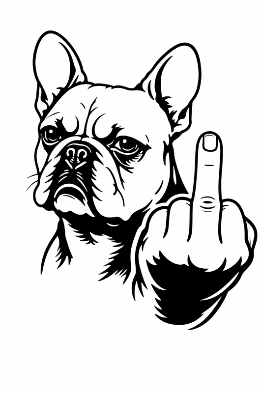 Französische Bulldogge Autoaufkleber #429